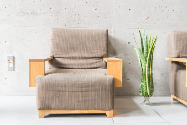Beautiful luxury wooden sofa